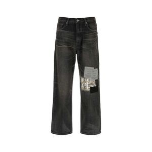 Yohji Yamamoto Men Black Denim Jeans